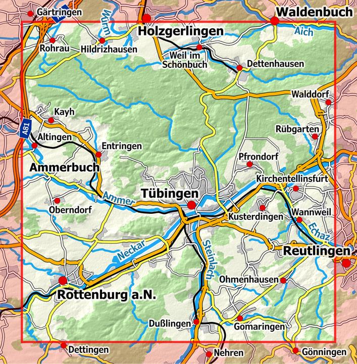 Produktbild NaturNavi Wanderkte.Naturpark Schönbuch