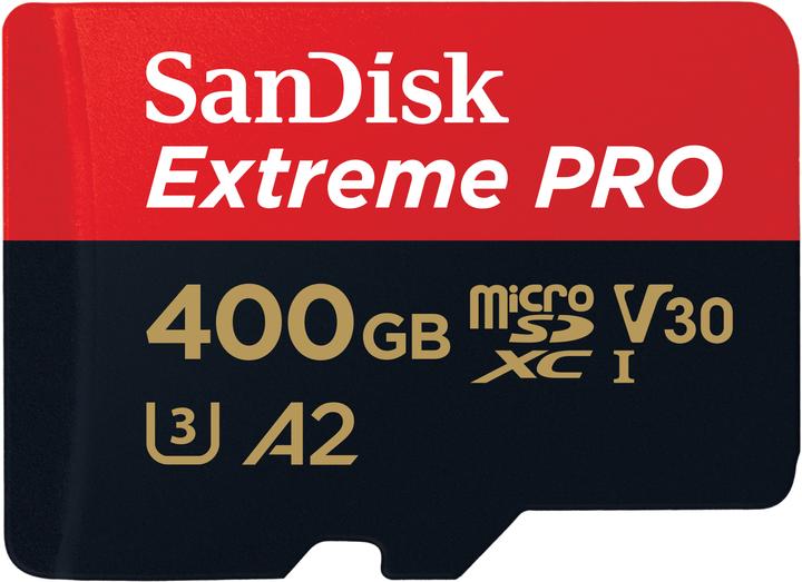 Produktbild SanDisk Extreme PRO (400 GB, microSDXC, U3, UHS-I)