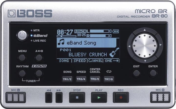 Produktbild BOSS (Electronics) Audio-Recorder BR-80 Schwarz/S (Handheld)