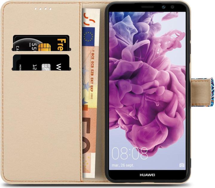 Actual product image Cadorabo Case Book Print (Mate 10 Lite)
