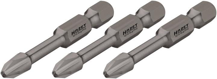 Image du produit HAZET Embouts-tournevis (bits) de torsion à chocs 2215SLG-PH2/3 ∙ Hexagone massif 6,3 (1/4 pouce) ∙… (PH2)