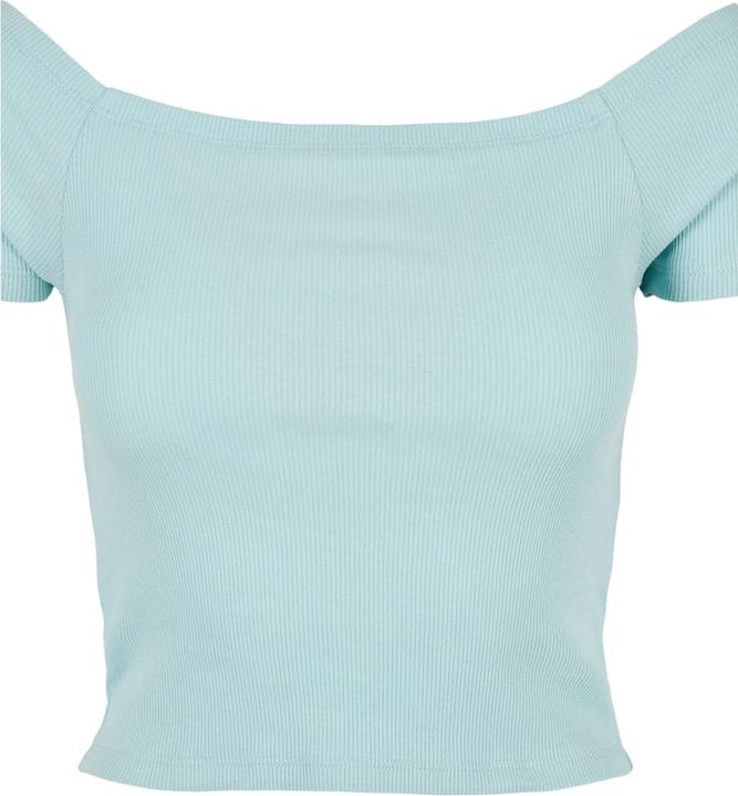 Actual product image Urban Classics Ladies Off Shoulder Rib Tee (5XL)