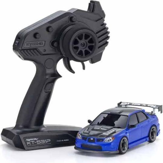 Image du produit Kyosho Mini-Z Subaru Impreza WRX Aero, Blau 1:27 Readyset (RTR Prêt à fonctionner)