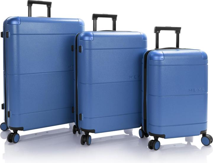 Heys Zen 4 Rollen Kofferset 3-teilig mit Dehnfalte (50 l, XL (ab 115l))