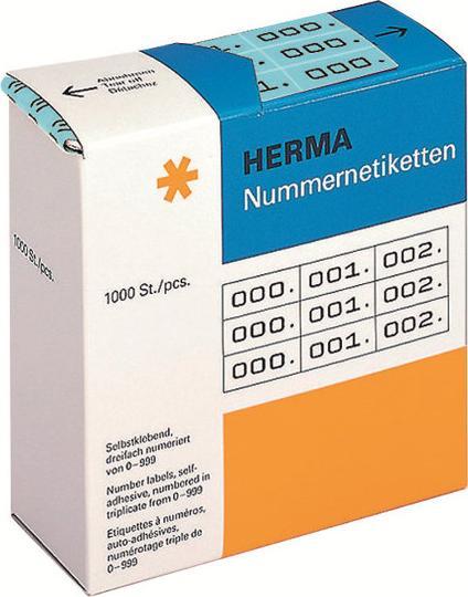 Produktbild HERMA Nummernetiketten