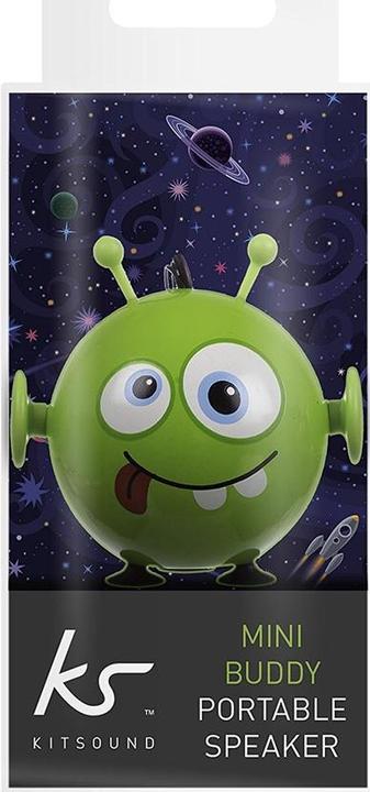 Produktbild KitSound Mini Buddy Speaker Alien (8 h, Akkubetrieb)