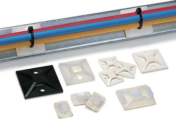 Image du produit HellermannTyton Socle auto-adhésif type MB (Boucles de fixation, 38 mm, 100 pcs)