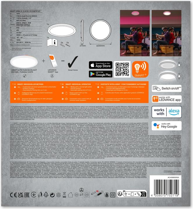 Produktbild Ledvance Smart+ Orbis Ceiling (1140 lm)