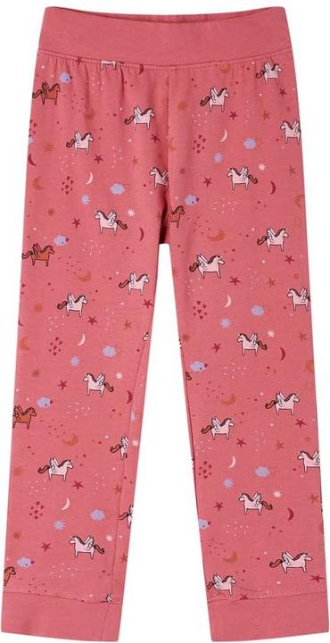 Immagine prodotto VidaXL Pigiama da bambino con maniche lunghe rosa scuro 140,Materiale: 95 (140)