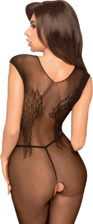 Actual product image Penthouse Lingerie Wild catch - Embroided fishnet bodystocking with open crotch (XL)