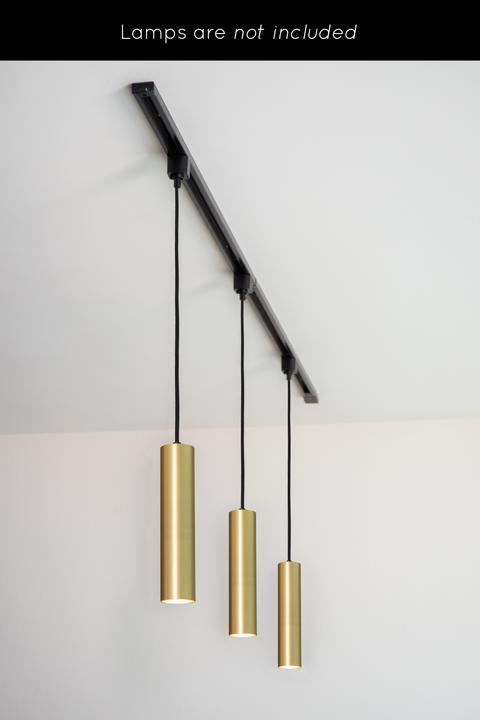 Immagine prodotto Lucide TRACK - Basic SET - Sistema di binari - Nero 09950/00/30
