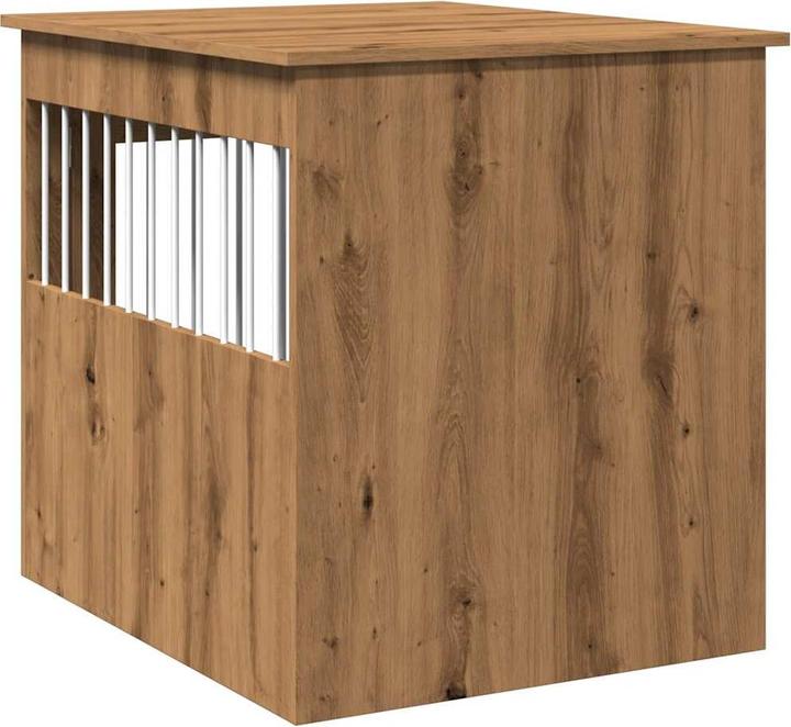 Image du produit VidaXL Cage pour chien style meuble en chêne Artisan 64,5x80x71 cm