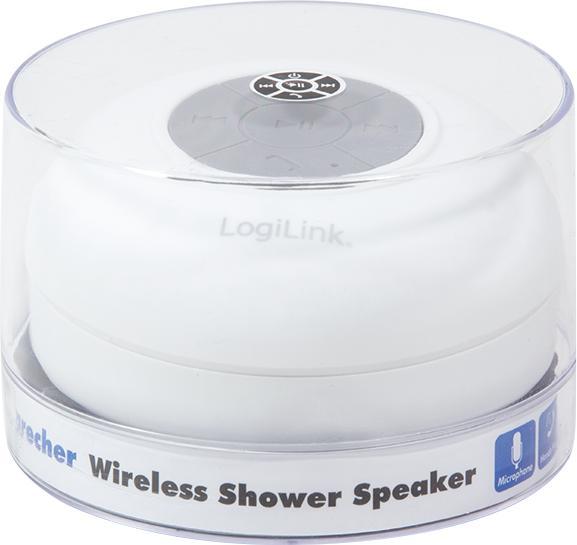 Produktbild LogiLink Bluetooth Lautsprecher für die Dusche (4 h, Akkubetrieb)