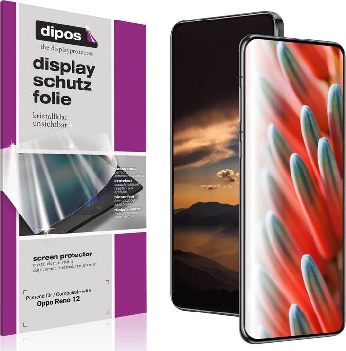 Produktbild Dipos Schutzfolie Klar für Oppo Reno 12 (1 Stück, Oppo Reno12)