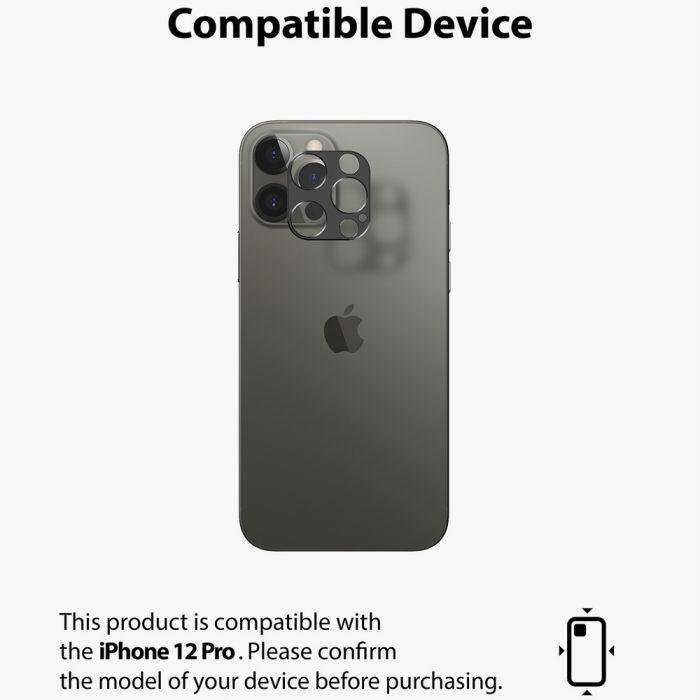 Image du produit Ringke iPhone 12 Pro/12 Pro Max Camera Styling island protector Silver (1 pièce(s), Apple iPhone 12 Pro, Apple iPhone 12 Pro Max)