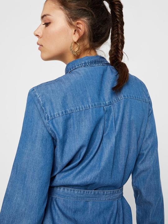 Actual product image Pieces Lyocell cotton blend blouse dress (L)