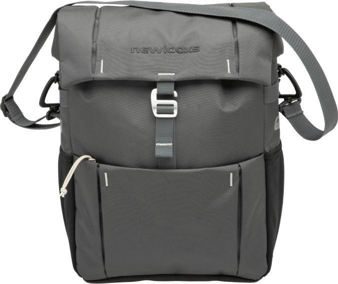 Produktbild New Looxs TASCHE VIGO SINGLE GREY 18,5L. (18.50 l, Gepäckträgertasche)