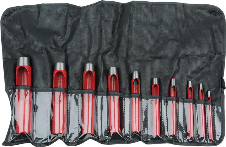 Actual product image KS Tools Round punch set, 10 parts, DIN 7200 form B