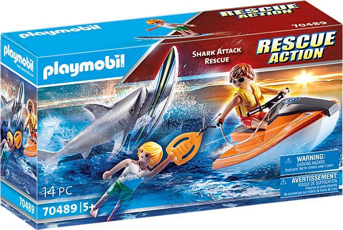 Actual product image Playmobil Rescue Action Shark Attack Rescue (70489)