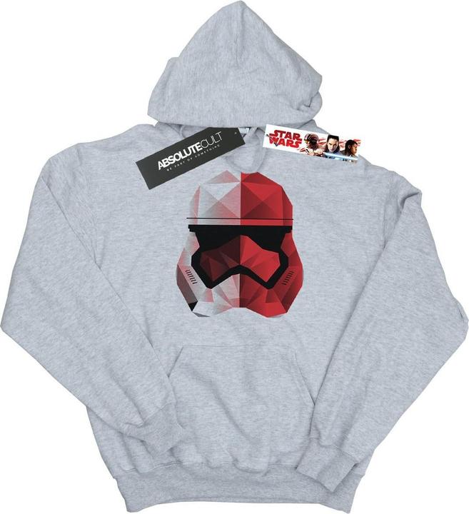 Produktbild Star Wars The Last Jedi Stormtrooper Red Cubist Helmet Kapuzenpullover Mädchen (128)