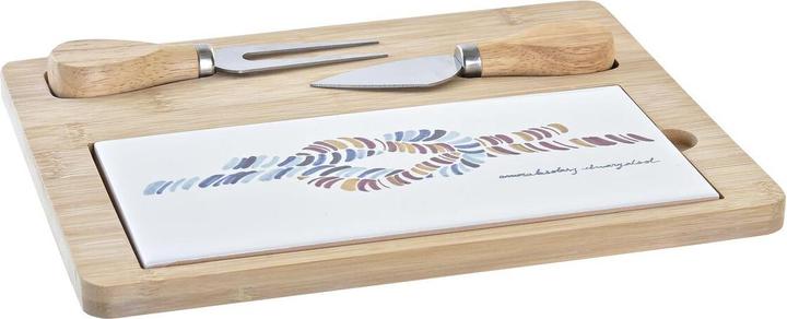 DKD Home Decor Käseschneidebrett gut 24,5 x 20 x 1,2 cm Matrose