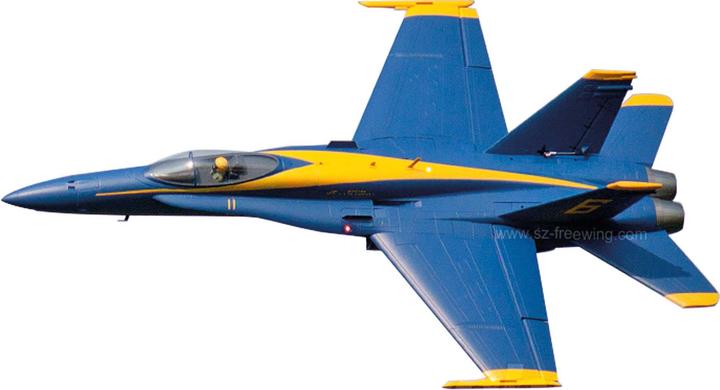 Produktbild Freewing F/A-18C Hornet Blue Angel PNP 90mm 12B Jet EDF (Jet)