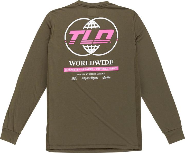 Image du produit Troy Lee Designs Skyline LS Ride Tee, Worldwide, caper, L (L)