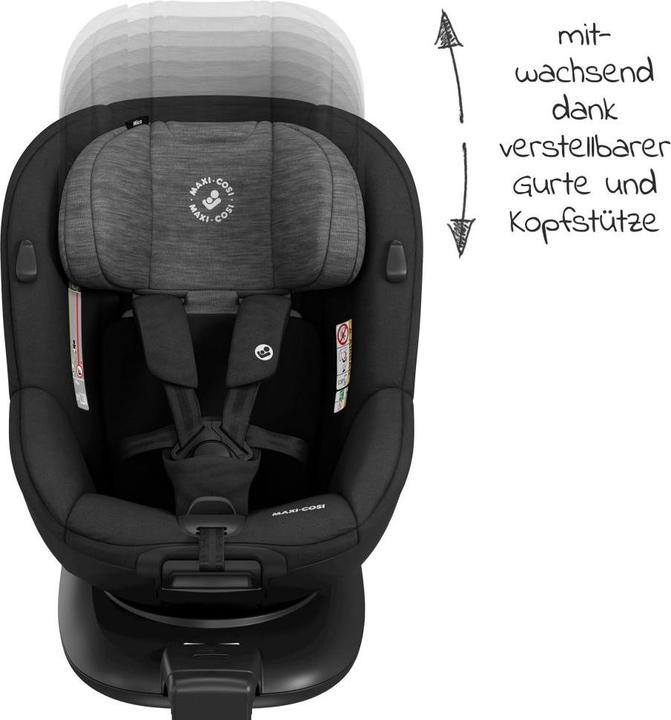 Produktbild Maxi-Cosi Mica Authentic Black (Reboarder, ECE R129/i-Size Norm)
