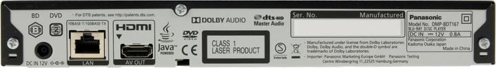 Immagine prodotto Panasonic Dmp-Bdt167 (1 GB, Lettore DVD, Lettore Blu-ray)