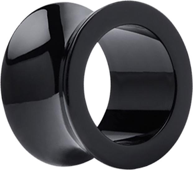 Produktbild Star Piercing Flared Tunnel schwarz (ohne Messing, Acryl)