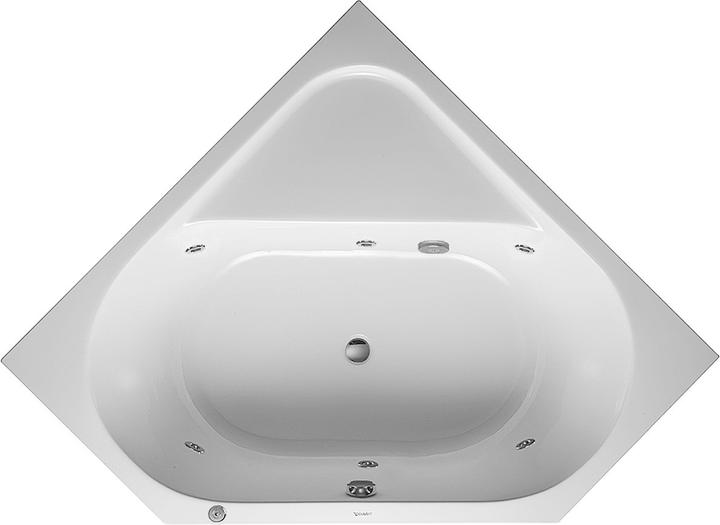 Produktbild Duravit Eck-Whirlwanne D-CODE 140 l 140x140 we 2 RS Jet Project (140 l, 140 cm, 140 cm)