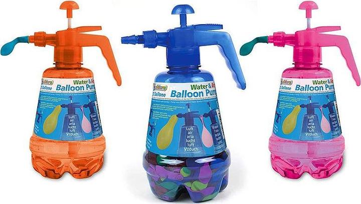 Image du produit Alldoro Pompe à ballon d'eau ass. ass. par 3, pompe, 250 ballons, dès 3 ans