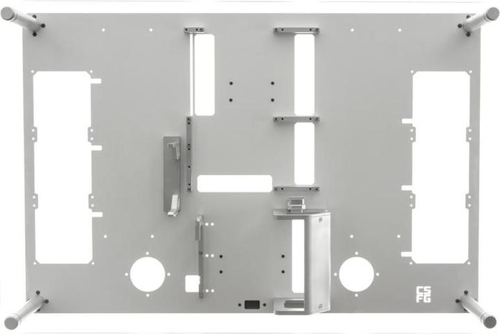 Produktbild Creative Solutions For Gamers CSFG The Crow Wandgehäuse - weiss (ATX)
