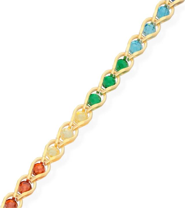 Carat Colorstone (18 cm, Silber 925)