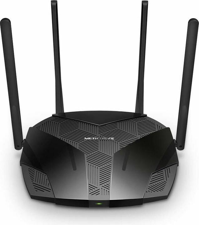 Actual product image Mercusys ROUTER WIFI 6 AX1800 DB 1201MBPS + 574 MBPS 3P LAN 1P WAN 4 ANTENNE