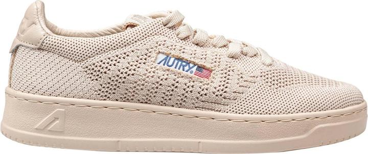 Autry easeknit sneakers in fabric, creme brulee color