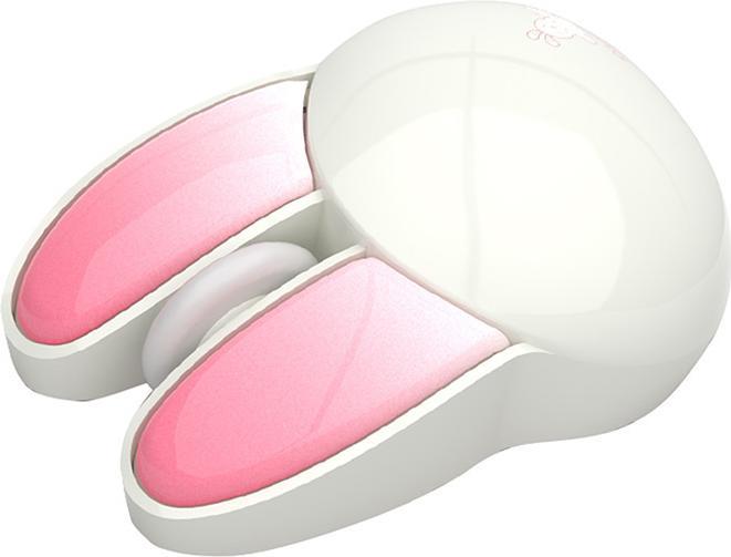 Productafbeelding Mofii Draadloze muis + Bluetooth Konijn M6DM Olieverf (Wit-Roze) (Draadloze)