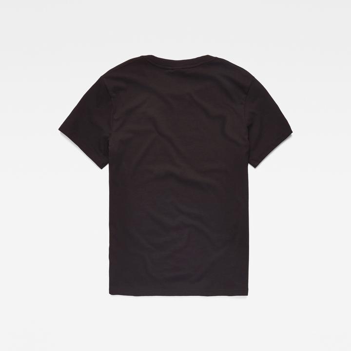Actual product image G-Star Printed Graphic Eight T-Shirt Regular Fit Black (M)