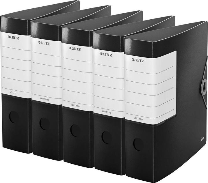 Actual product image Leitz 180° Active Solid weight binder, A4 82 mm black (11120095) (A4, 82 mm, 5 Piece)