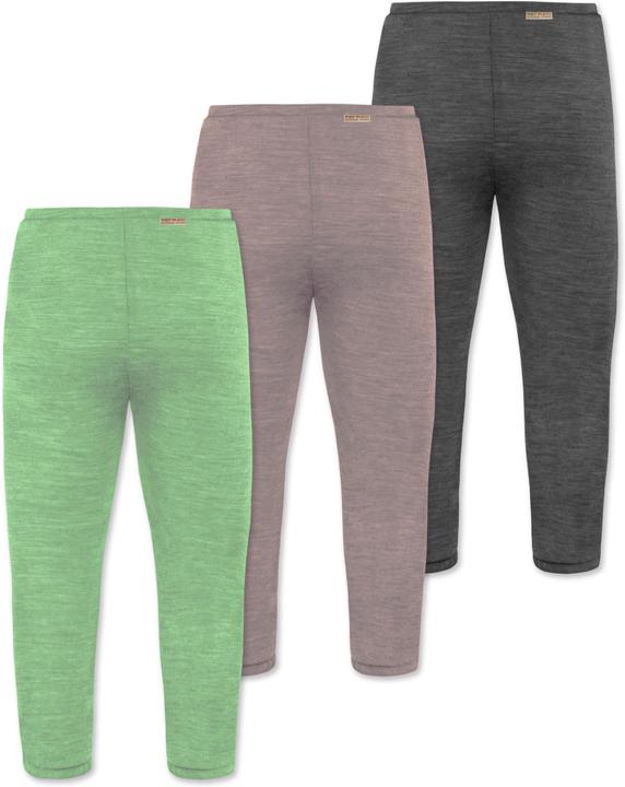 Immagine prodotto Normani Confezione da 3 pantaloni baby merino con piedini - 9543 (80)