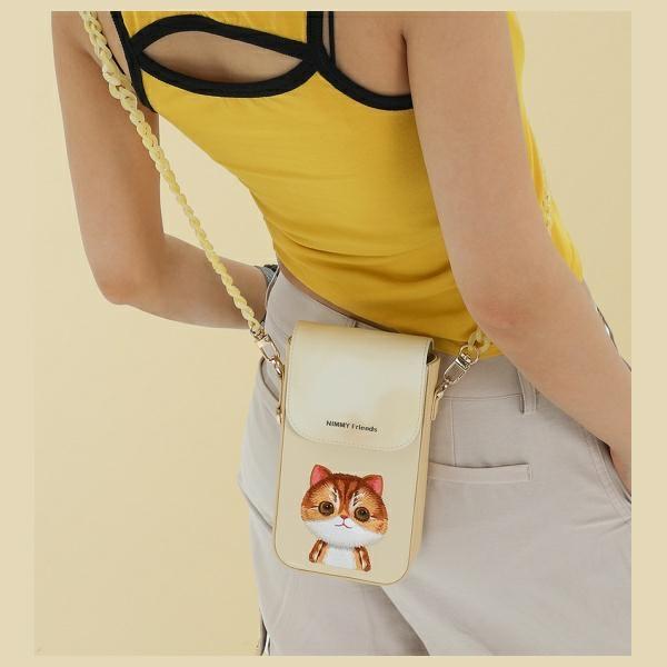 Produktbild Dell Nimmy phone bag khaki Big Eyed Pet 2.0 Cat