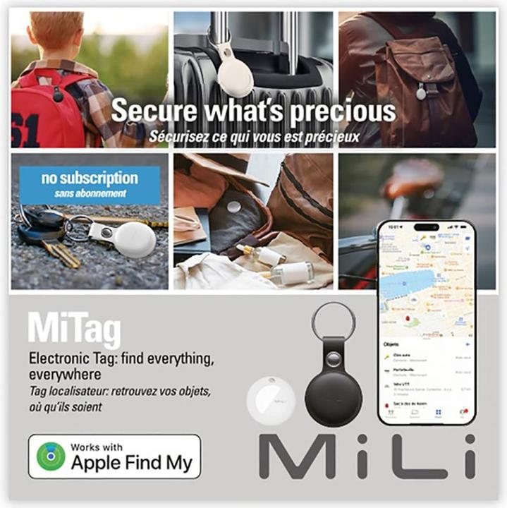 Produktbild Mili MiTag - Black (iOS, Apple, iPadOS)