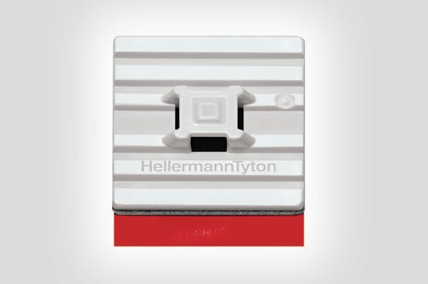 Image du produit HellermannTyton Flextack mount white 28 x 28mm (Boucles de fixation, 28 mm, 100 pcs)