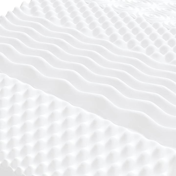 Actual product image VidaXL Schaumstoffmatratze 100 x 210 cm 7-Zonen Härtegrad 20 ILD (100 x 210 cm, Foam core)