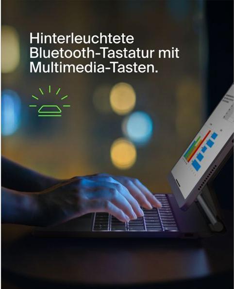 Actual product image Belkin Pro Tastatur mit Hülle f. iPad 10,9 10.Gen.DE BBZ002de-v3 (DE, iPad 10.9 (2022))