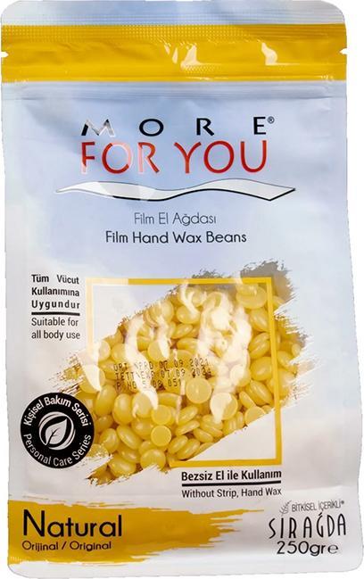 More For You Samenmaske Wachs 250gr (Natur) (1 x)