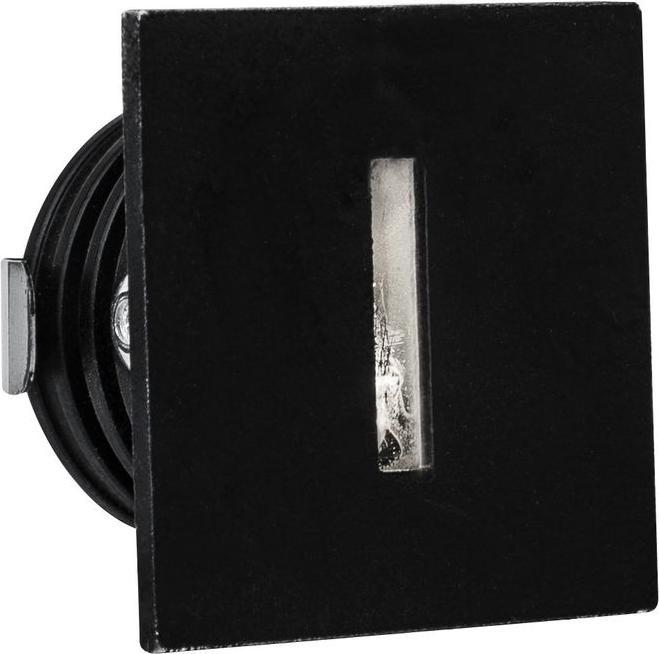 Immagine prodotto Nova Luce PASSAGIO Lampada da parete a LED da incasso nera 1W IP54 bianco caldo 3,7x2,2x3,7cm 9045418