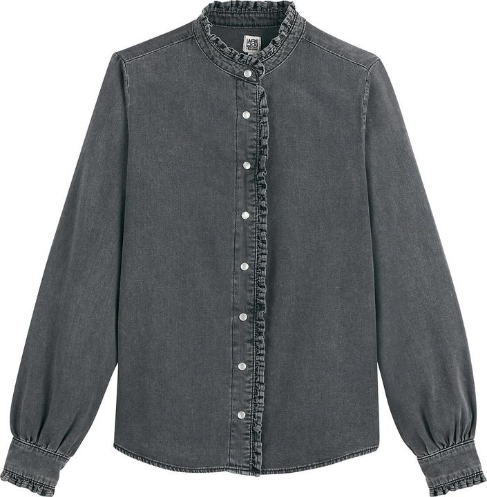 La Redoute Collections Langärmelige Jeansbluse