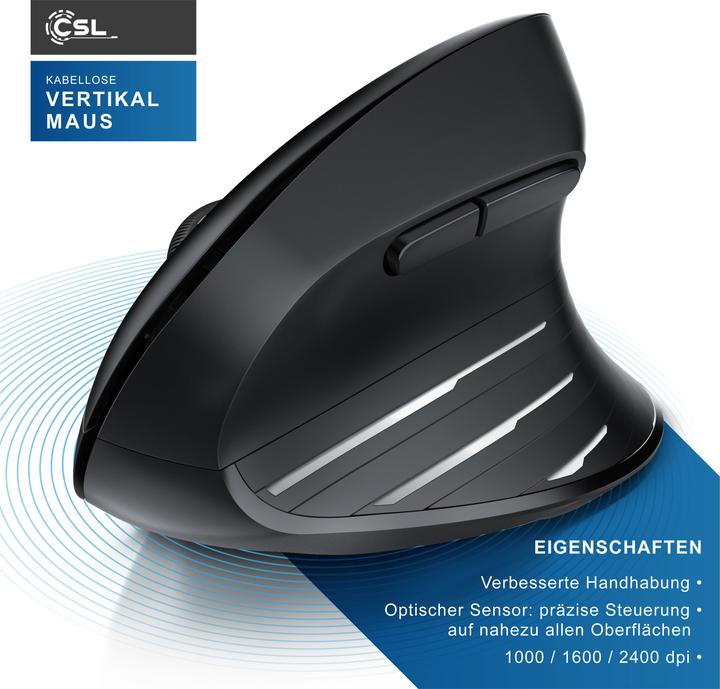Actual product image CSL Vertikale Maus (Wireless)