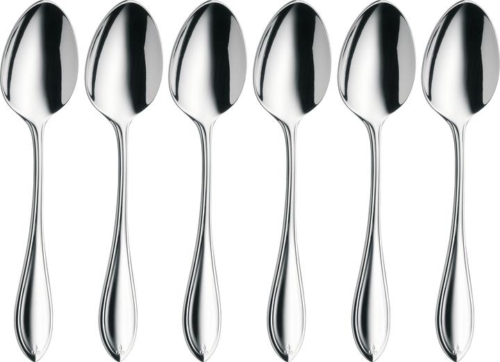 Espresso Spoon Set 6pcs 10,8cm Premiere Stainless Steel polished scratch resistant (6 Piece, Scoops)